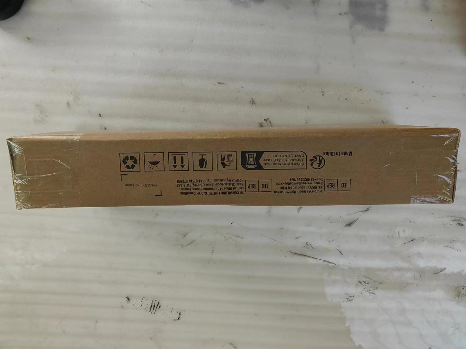 VEVOR Tempered Glass Fire Pit Accessory (Set of 4)