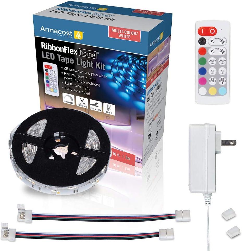 16 ft Multicolor LED Strip Light Kit with Remote