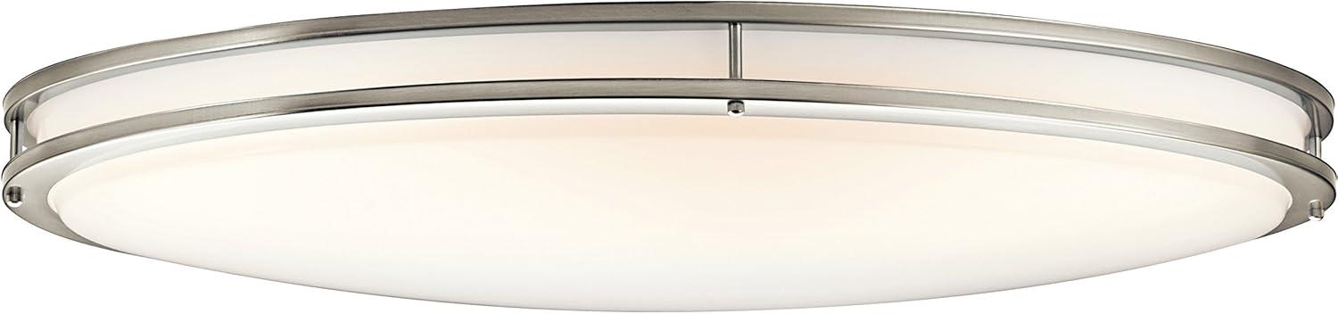 Kichler 10789Led Avon 32-1/2" Wide Integrated Led Flush Mount Ceiling Fixture - Nickel