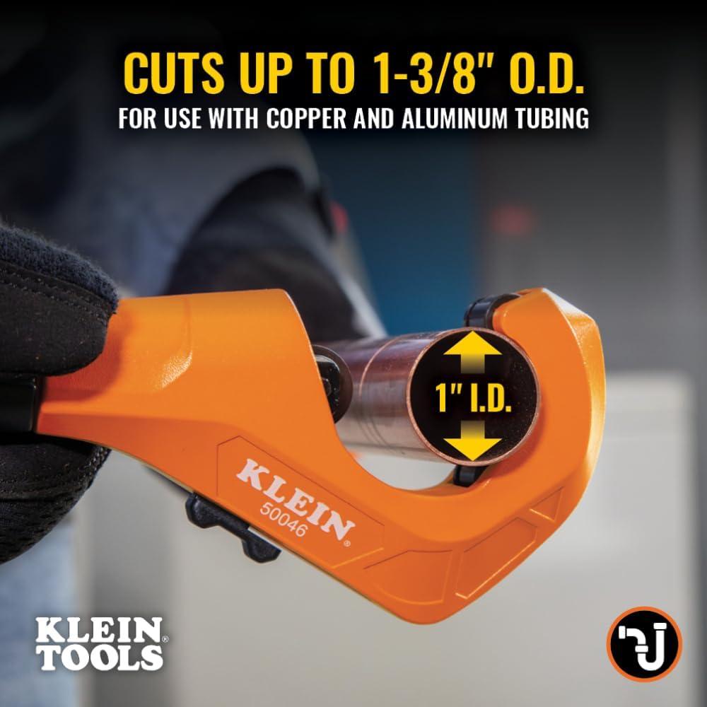 6.4" Orange and Black High Carbon Steel Tubing Cutter