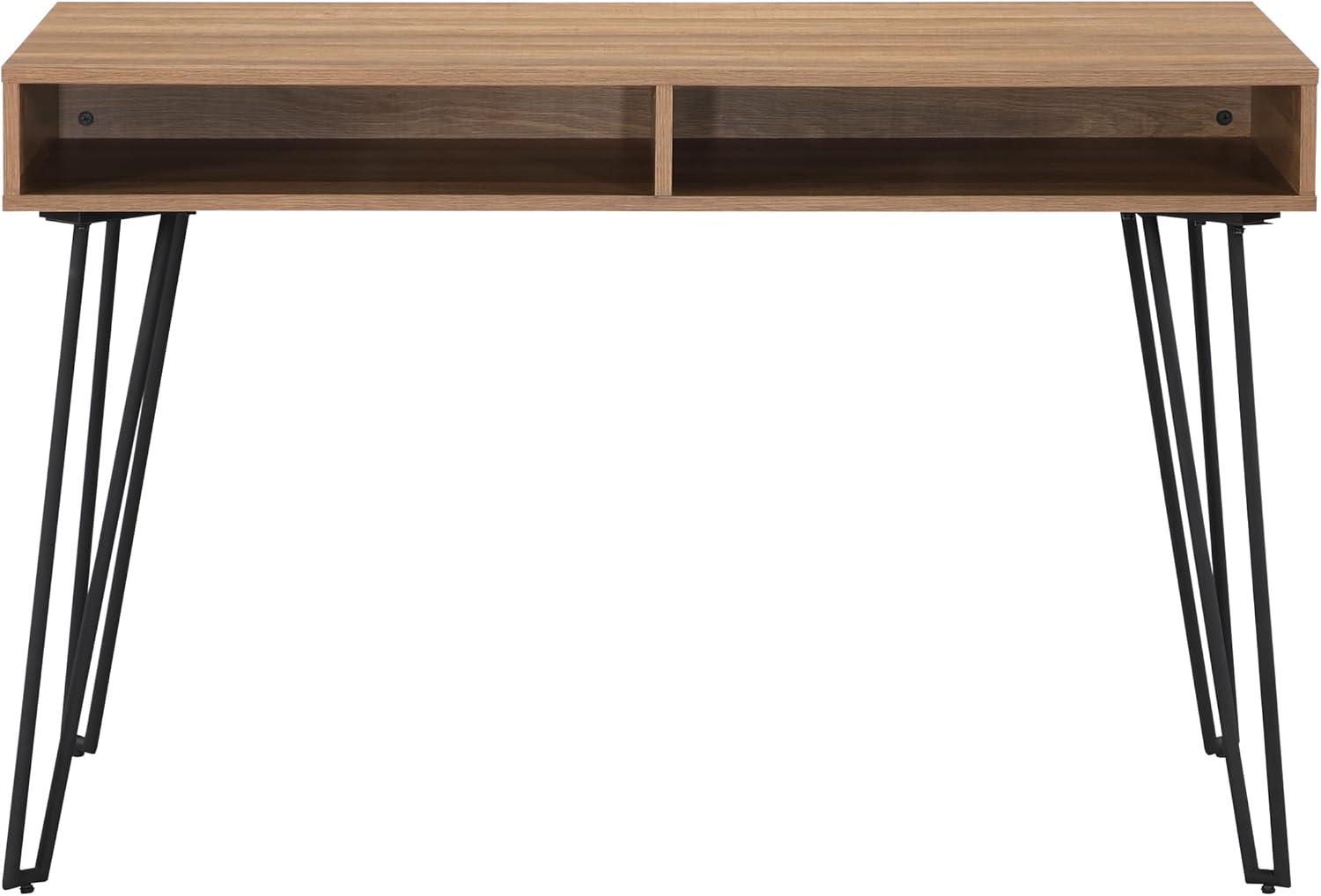 Writing Desk 48" in Engineered Wood Brown Finish KD