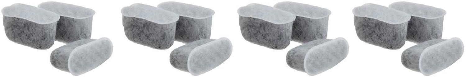 Nispira Activated Charcoal Water Filters For Capresso CoffeeTeam TS and CoffeeTeam GS Coffee Maker 4640.93 12 Pk