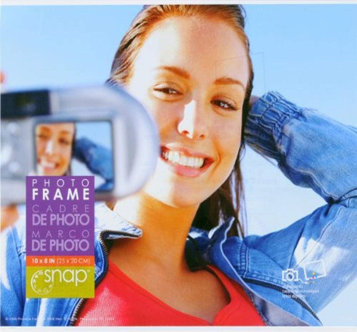 Snap Clear Acrylic Bent L Frame 10-Inch Wide by 8-Inch Tall for Horizontal 8x10 Photo
