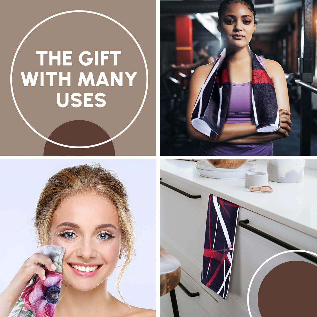 Monarch Butterfly Orange Background Cotton Microfiber Washcloth