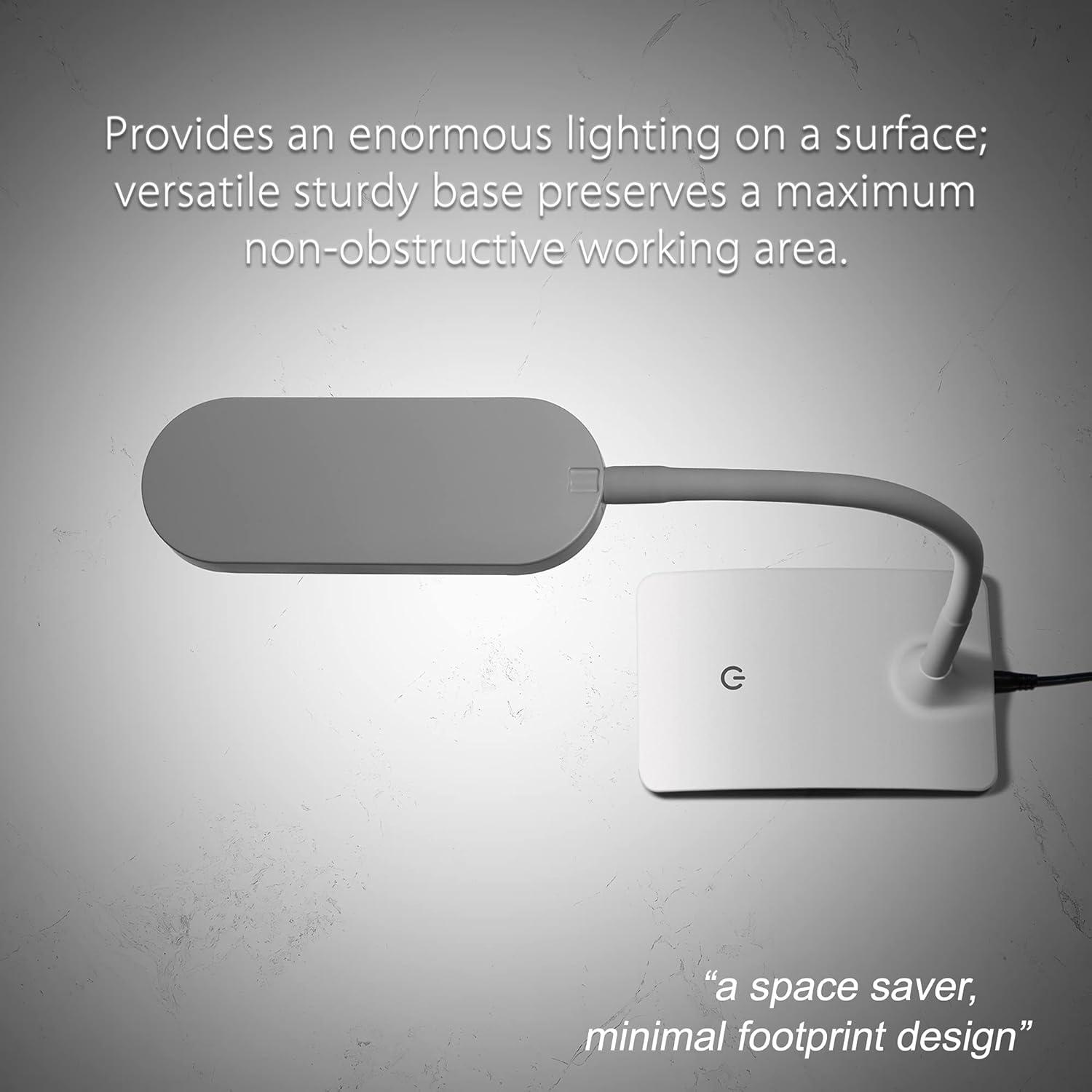 TW Lighting LED Desk Lamp with USB Charging Port Dimmable Study Home Office Lamps Black