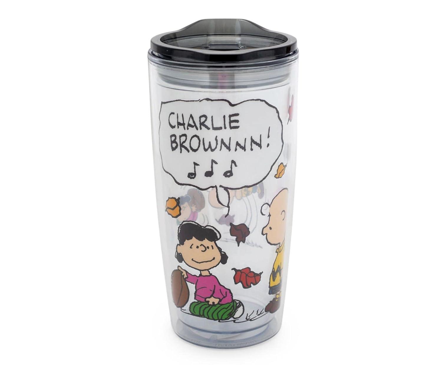 Silver Buffalo Peanuts Charlie 20 Oz. Plastic Pint Glass | Wayfair
