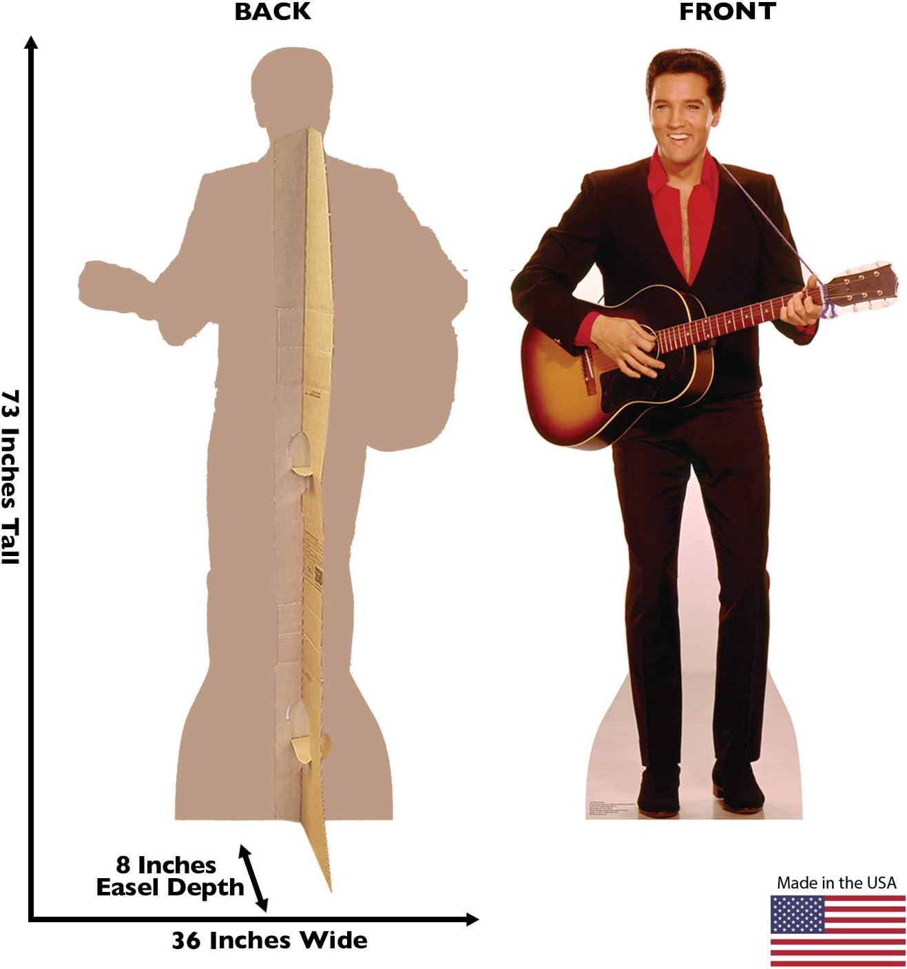 Life-Size Elvis Presley Cardboard Cutout with Guitar