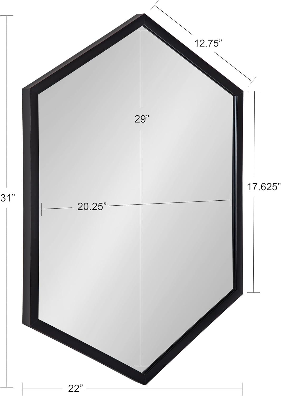 Laverty Hexagon Wall Mirror - Kate & Laurel All Things Decor