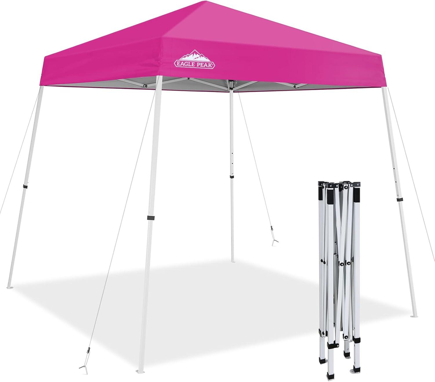 8 Ft. W x 8 Ft. D Steel Pop-Up Canopy