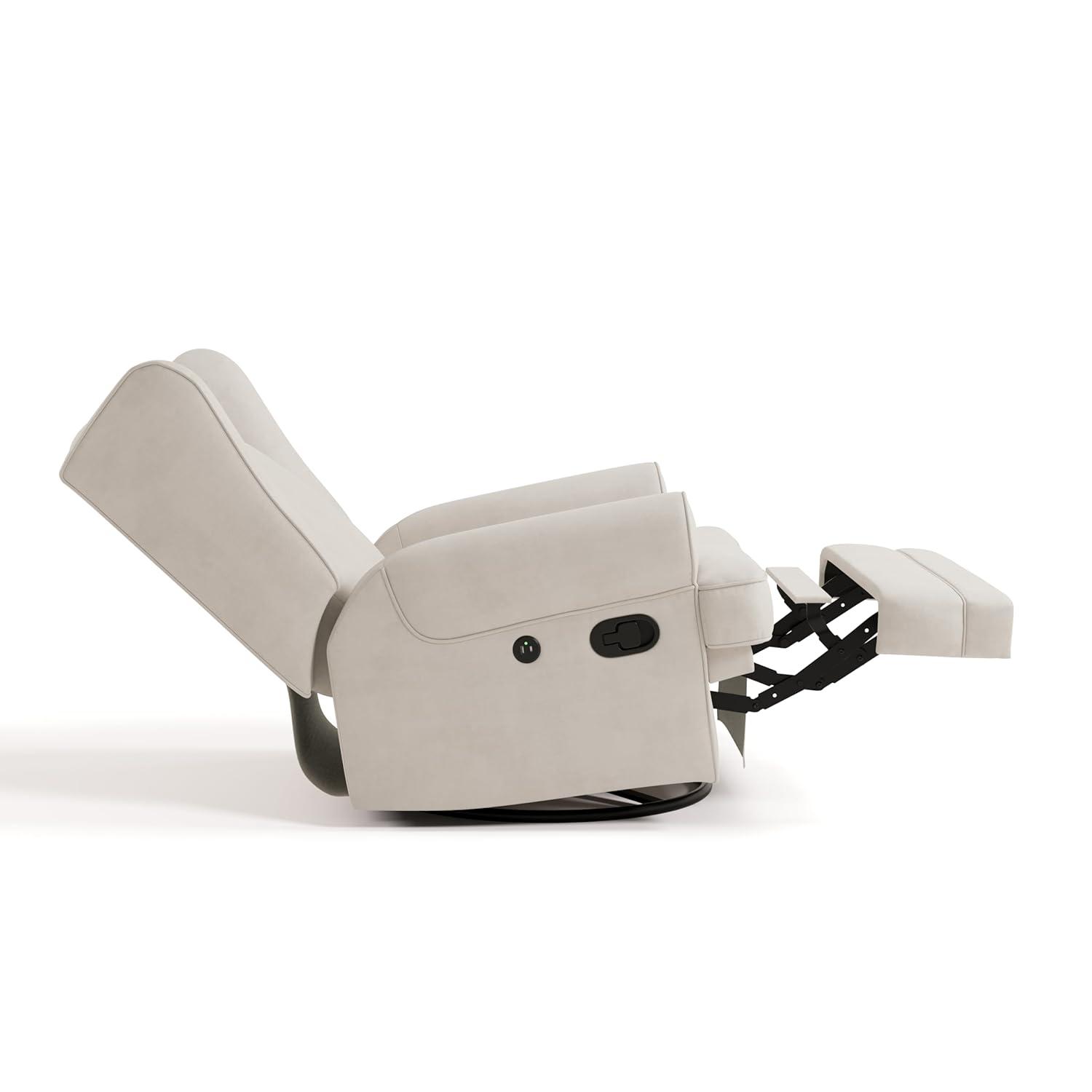 Serenity Swivel Reclining Glider with USB