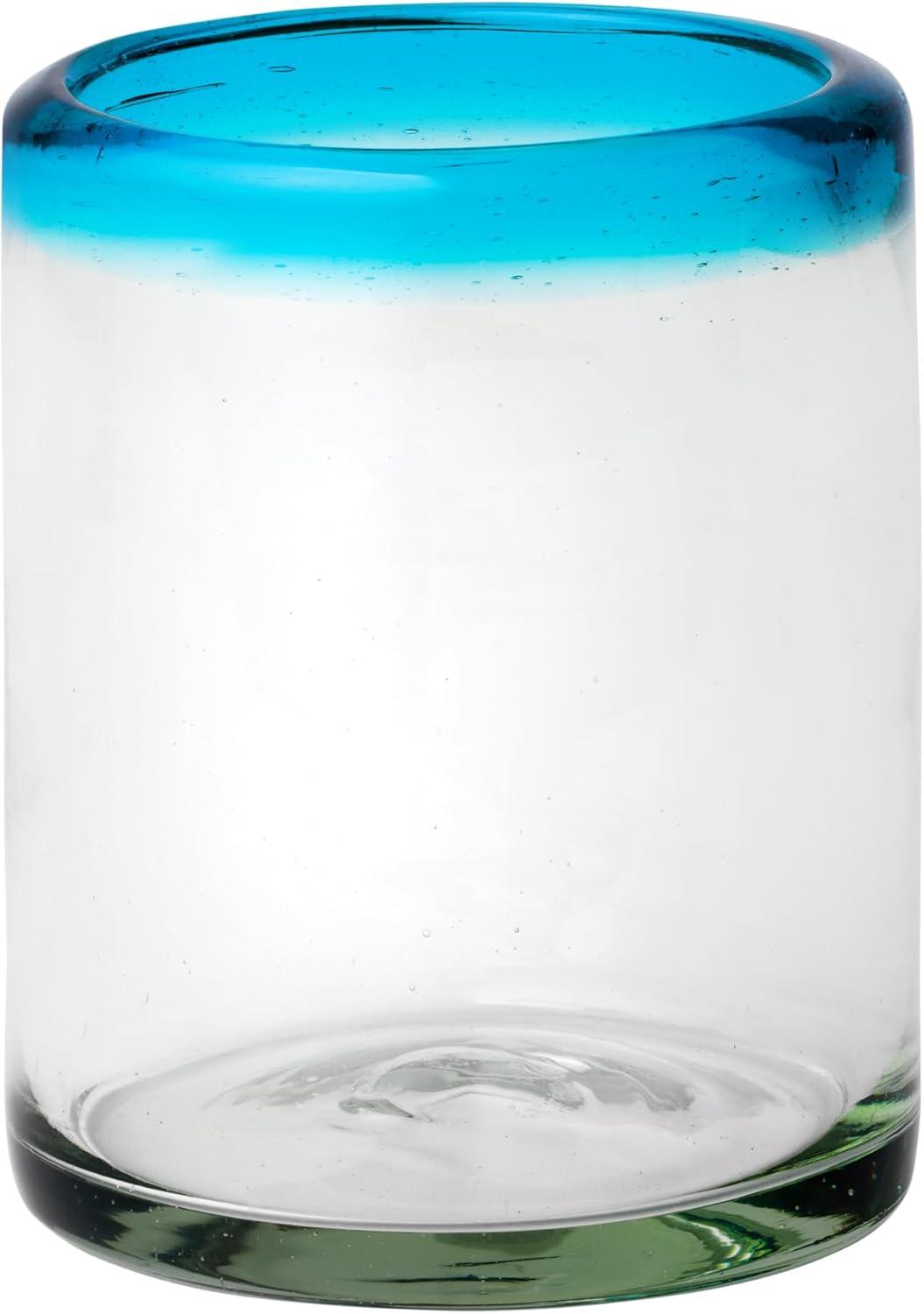 Ten Strawberry Street Rim Hiball Handblown Mexican Glass (Set of 6)