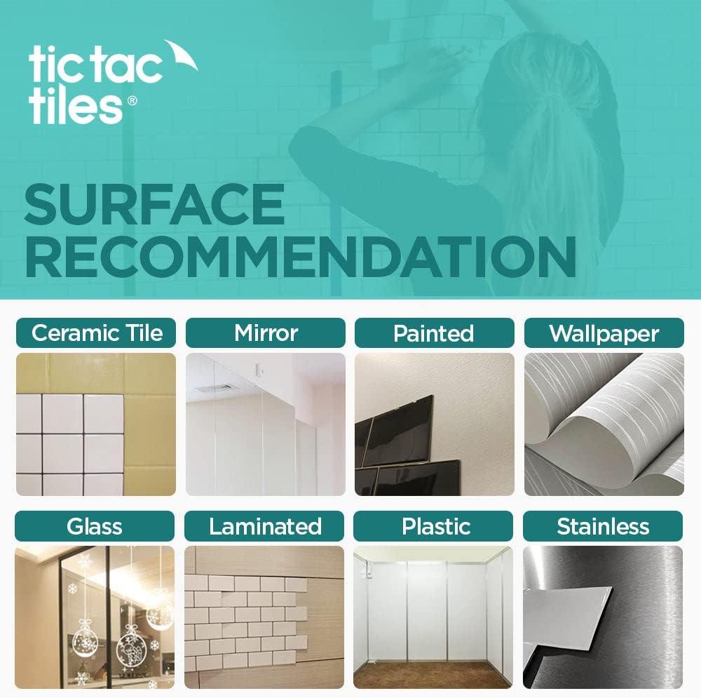 12" x 12" PVC Peel & Stick Thicker Subway Tile