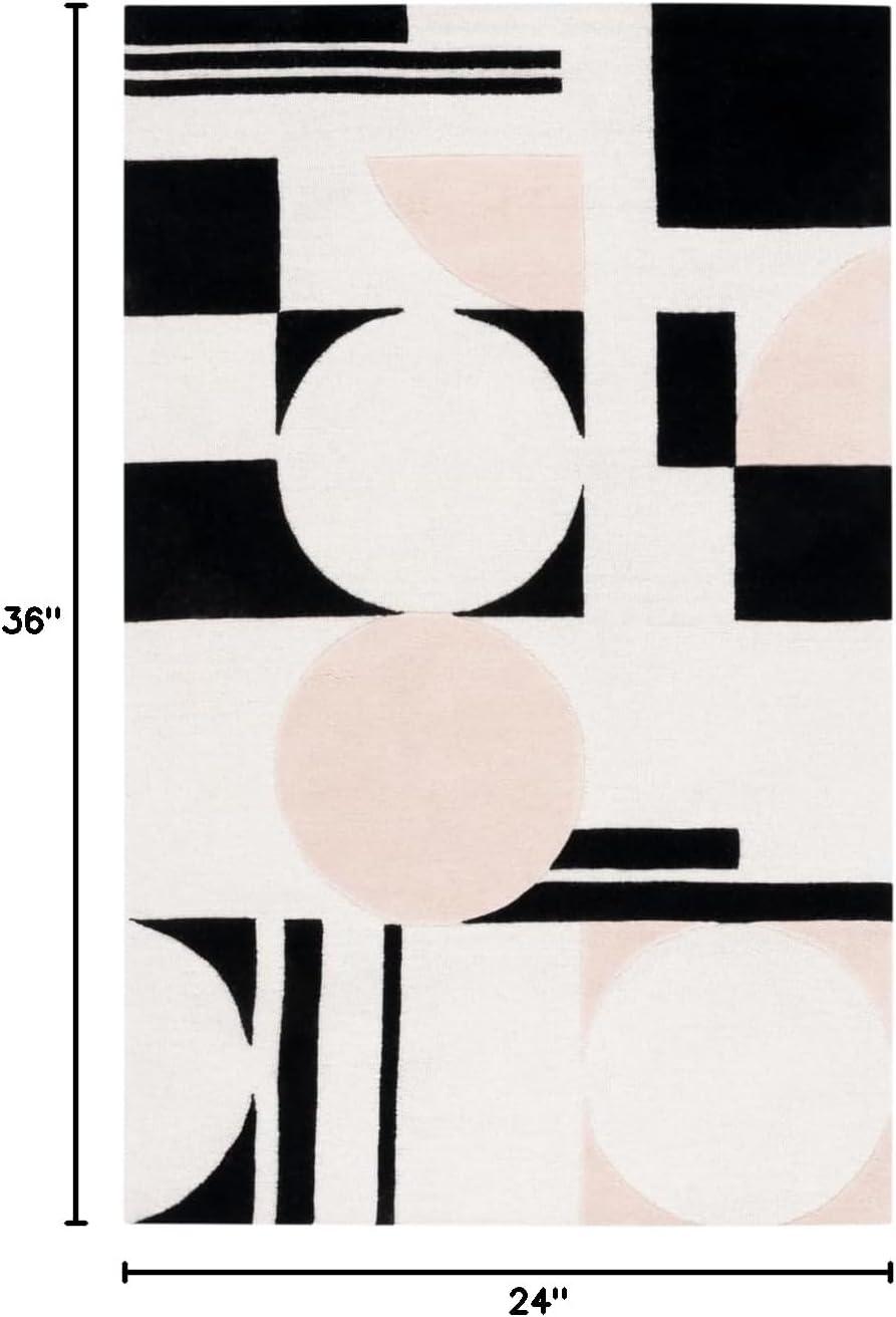 Rodeo Drive RD856 Hand Tufted Accent Rug - Grey/Gold - 2'x3' - Safavieh.