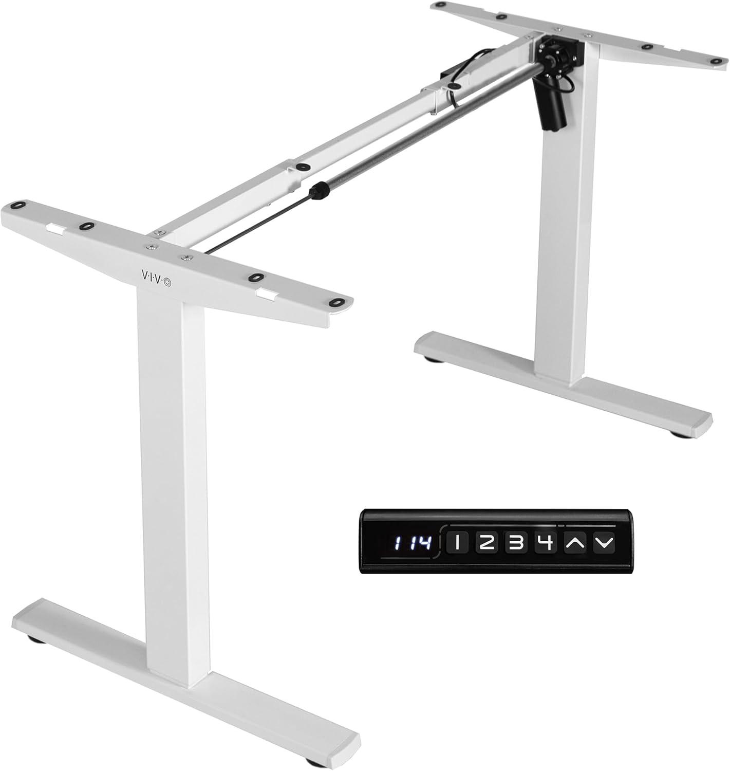 Electric Single Motor Desk Frame (Top Not Included)