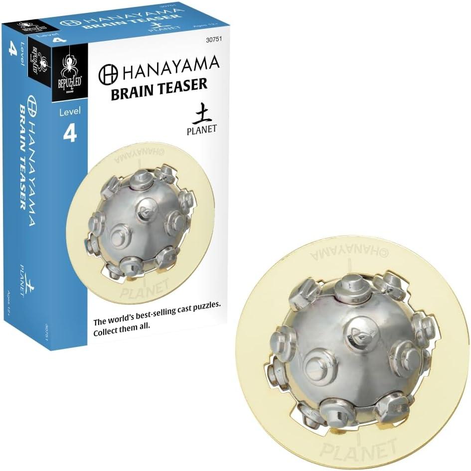 Bepuzzled Hanayama Level 4 Planet Cast Puzzle - 2pc