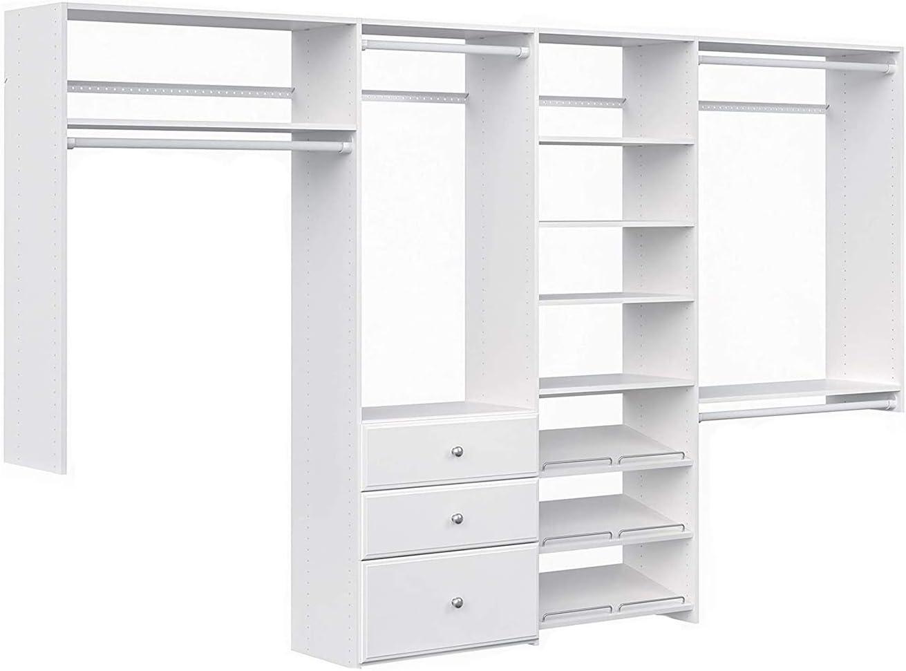 Easy Track Dual Tower Closet Kit