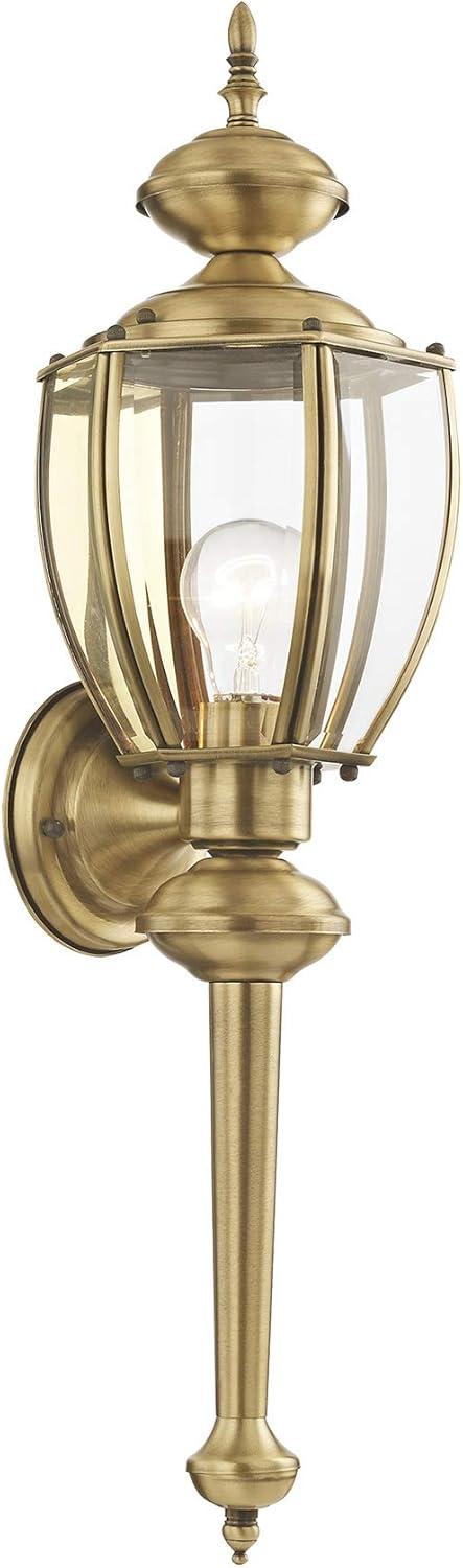 Livex Lighting 1 - Light Wall Light in  Antique Brass