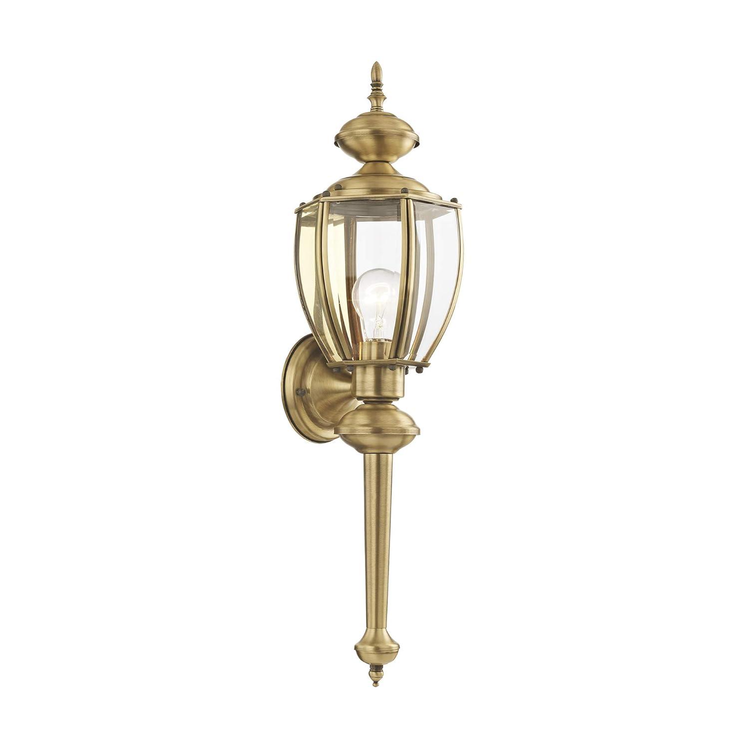 Livex Lighting 1 - Light Wall Light in  Antique Brass