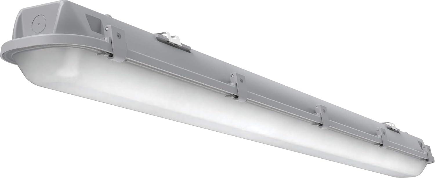 Lithonia 50.3" Matte Gray LED Vapor Tight Strip Light