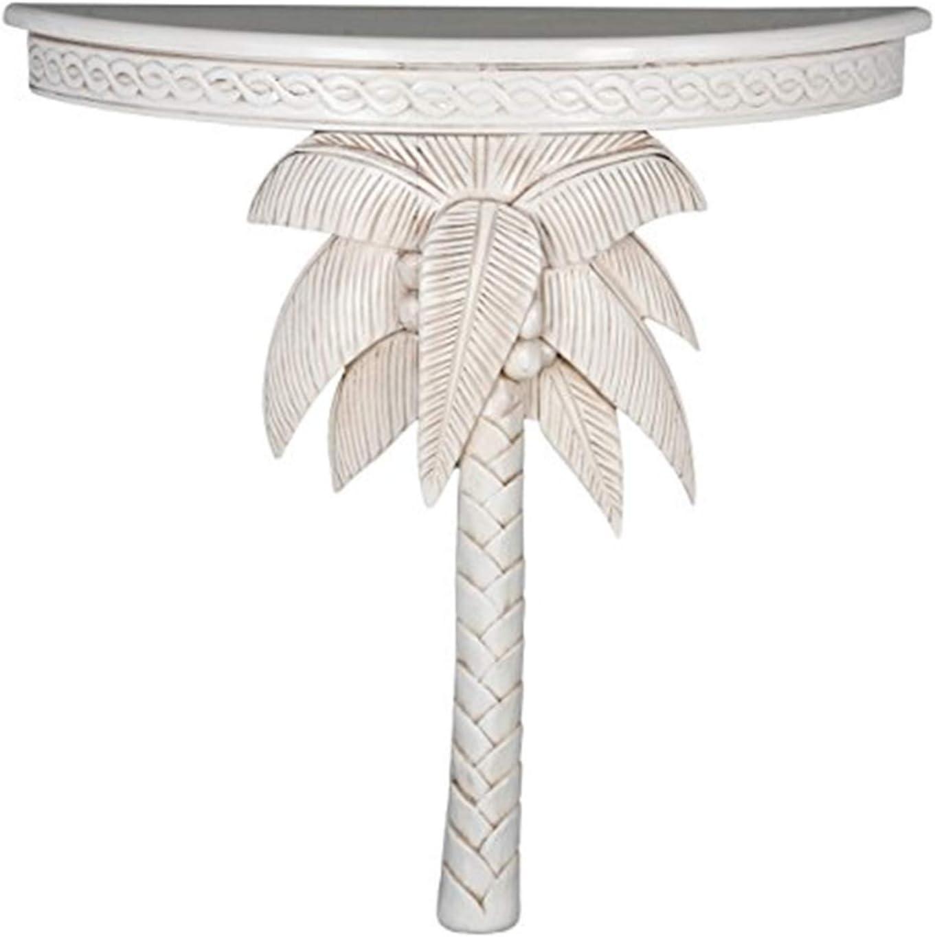 Windsor Carved Palm Tree Wall Table