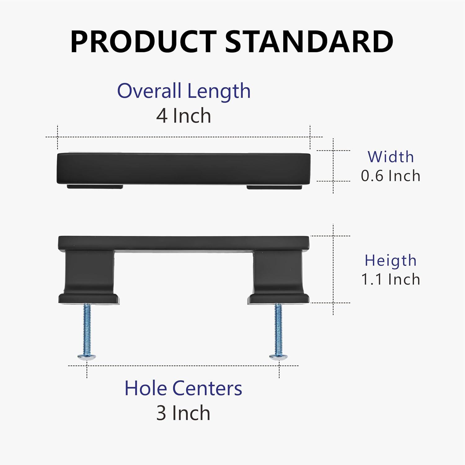 Triomphe 3" Center Handle Pull Multipack