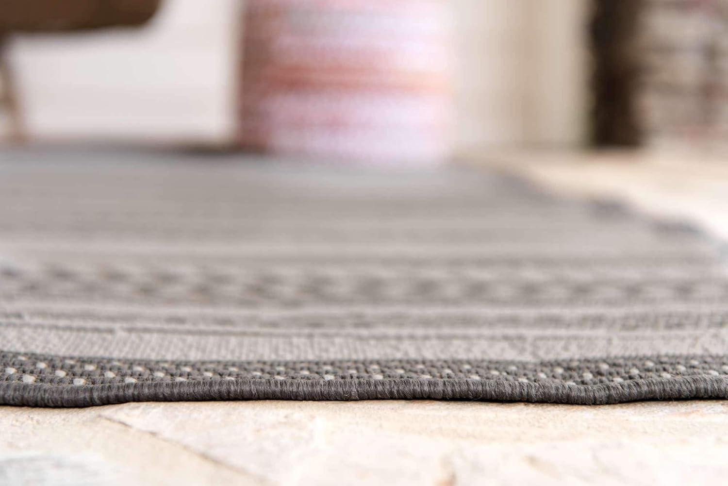 McLellen Striped Indoor / Outdoor Rug