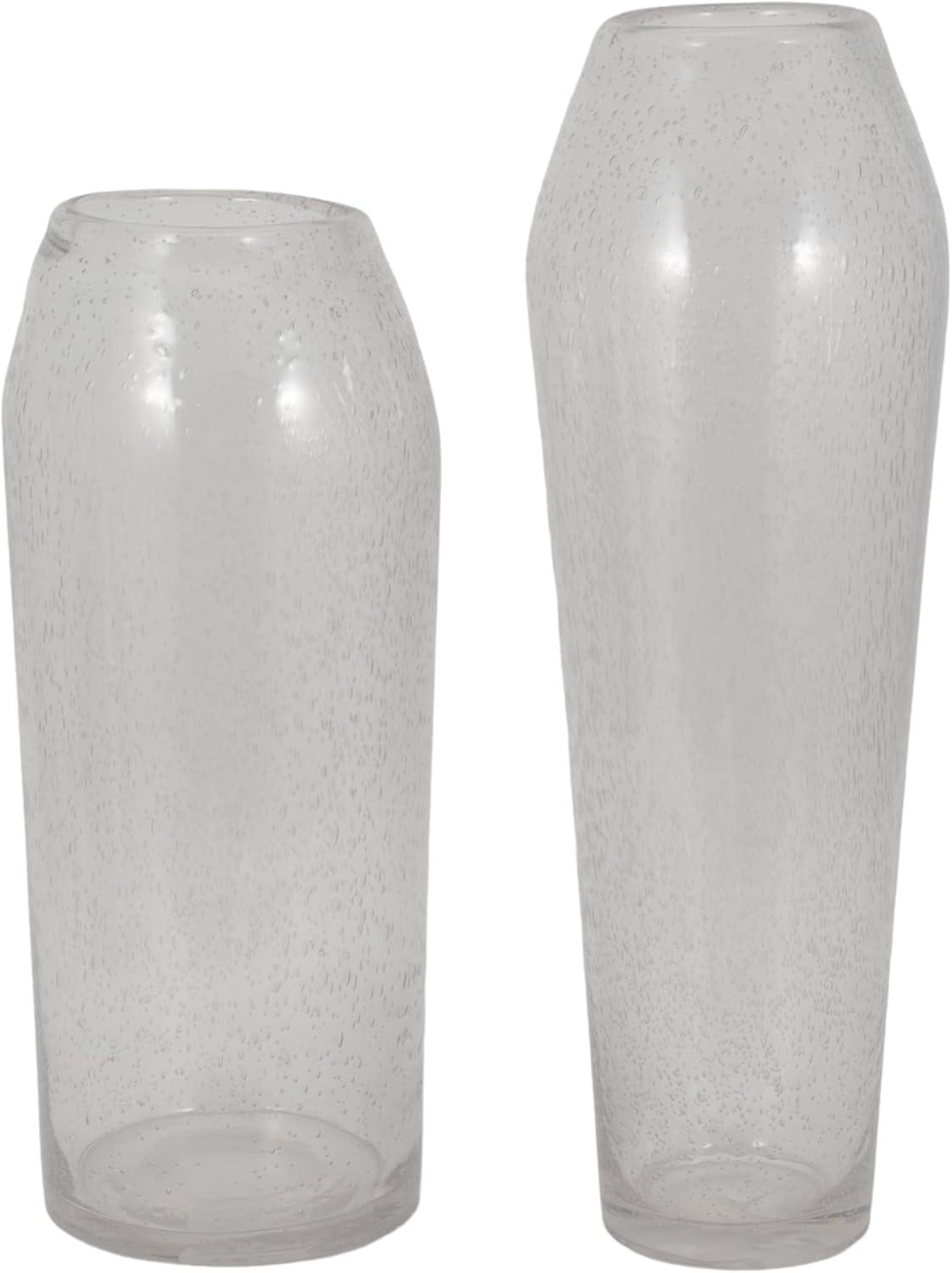 Sagebrook Home Elegant Glass Floor Vase