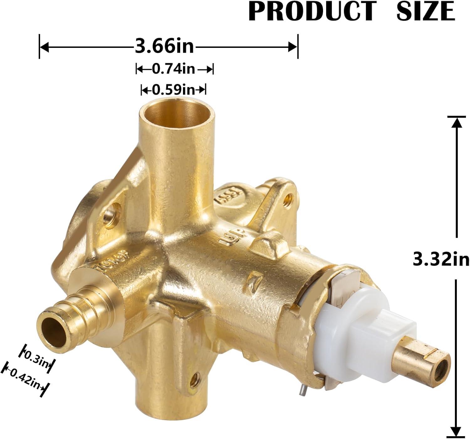 M-Pact Posi-Temp Pressure Balancing Connector