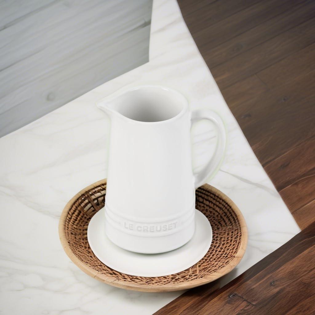 Le Creuset Le Creuset Stoneware Signature Pitcher 10 Oz. White