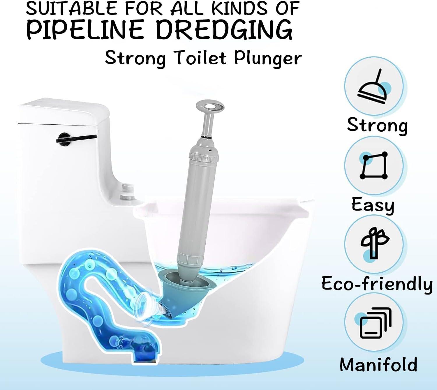 XOAIHY Heavy-Duty Toilet And Gutter Plunger: Clear Clogs In Toilets, Kitchens, And Gutters With This Powerful Home Plunger For Efficient Plumbing Maintenance