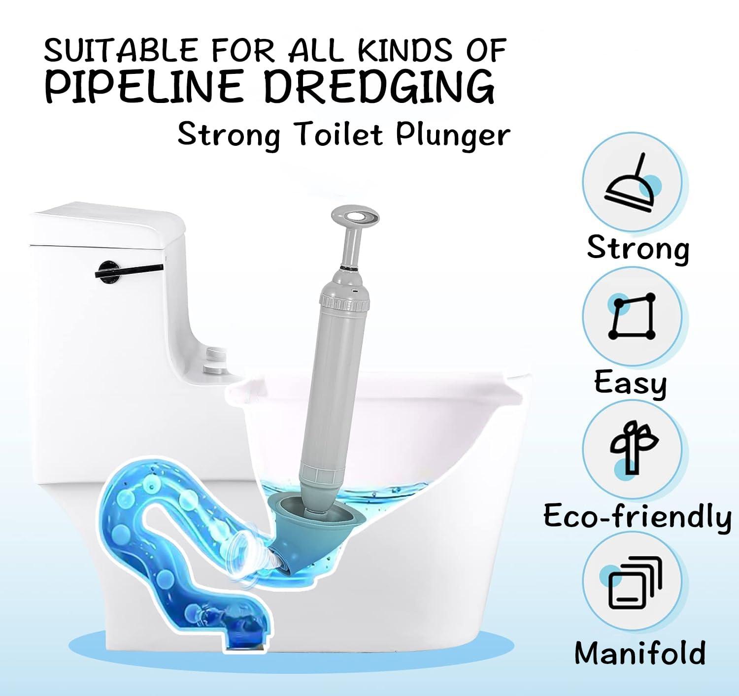 XOAIHY Heavy-Duty Toilet And Gutter Plunger: Clear Clogs In Toilets, Kitchens, And Gutters With This Powerful Home Plunger For Efficient Plumbing Maintenance