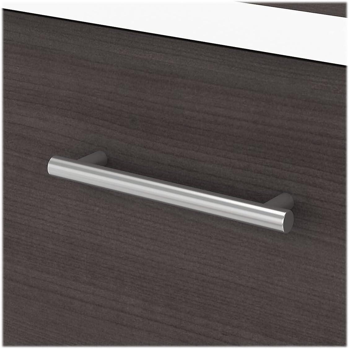 Bush Furniture Somerset Lateral File Cabinet, 2 Drawer, Storm Gray & White