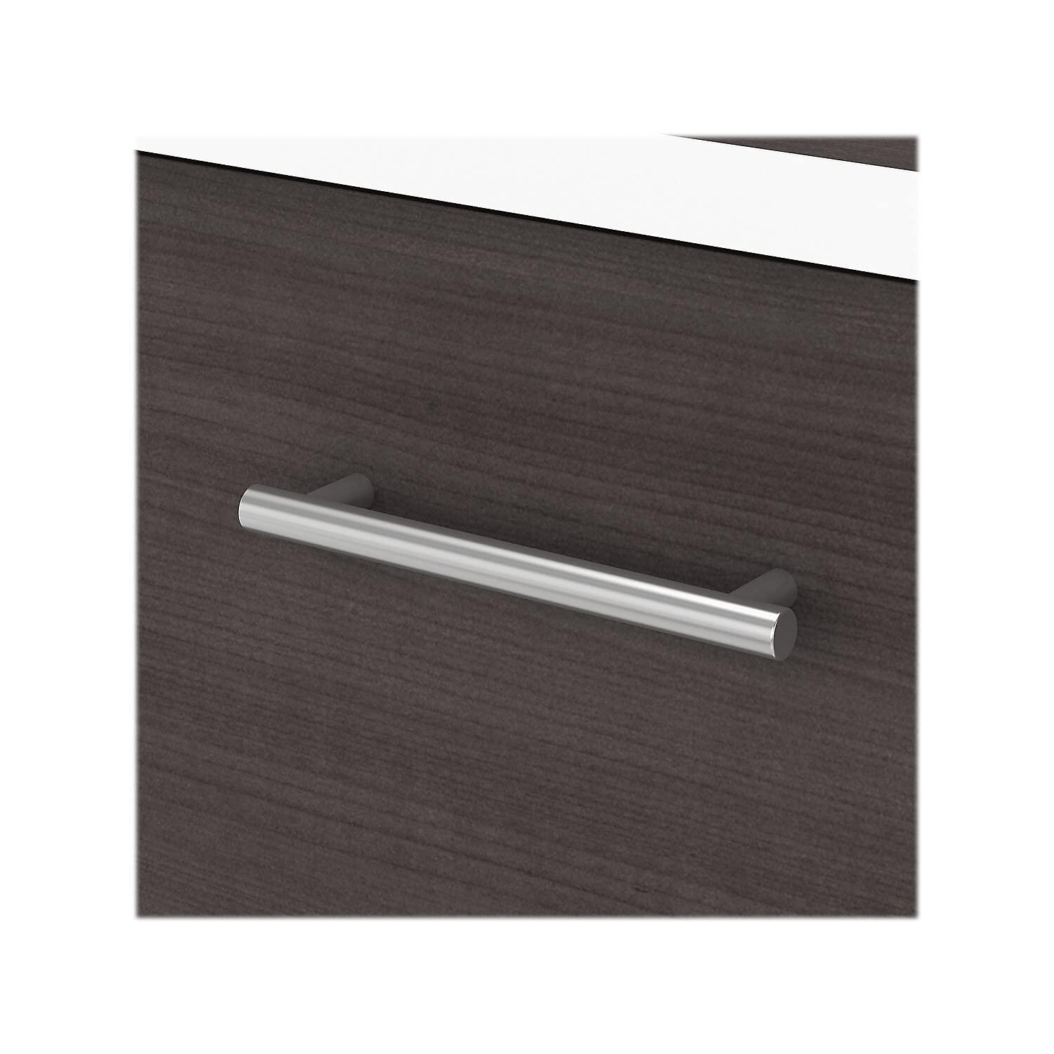 Bush Furniture Somerset Lateral File Cabinet, 2 Drawer, Storm Gray & White