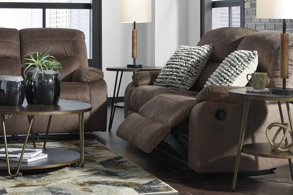 Signature Design by Ashley Bolzano Reclining Loveseat in Coffee