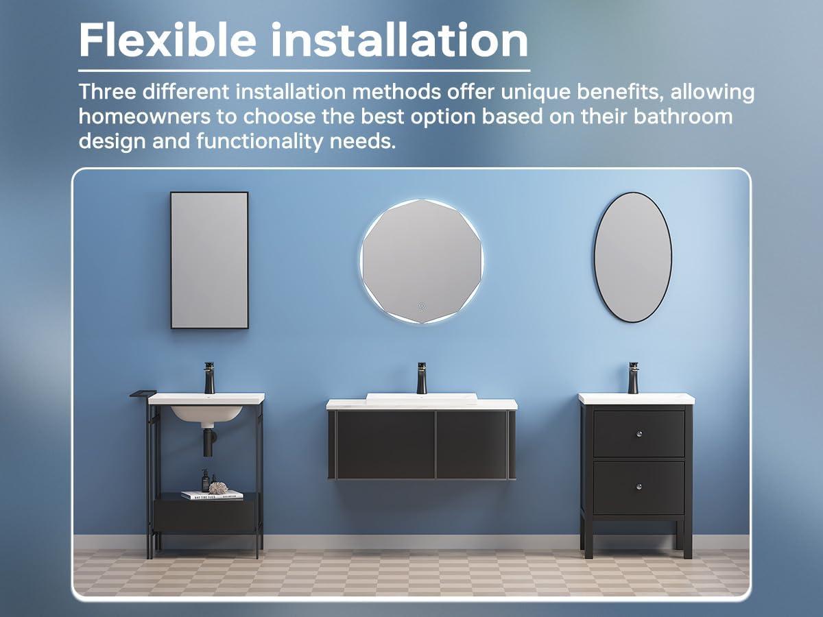 MEJE 36'' Ceramic Single Bathroom Vanity Top with Sink