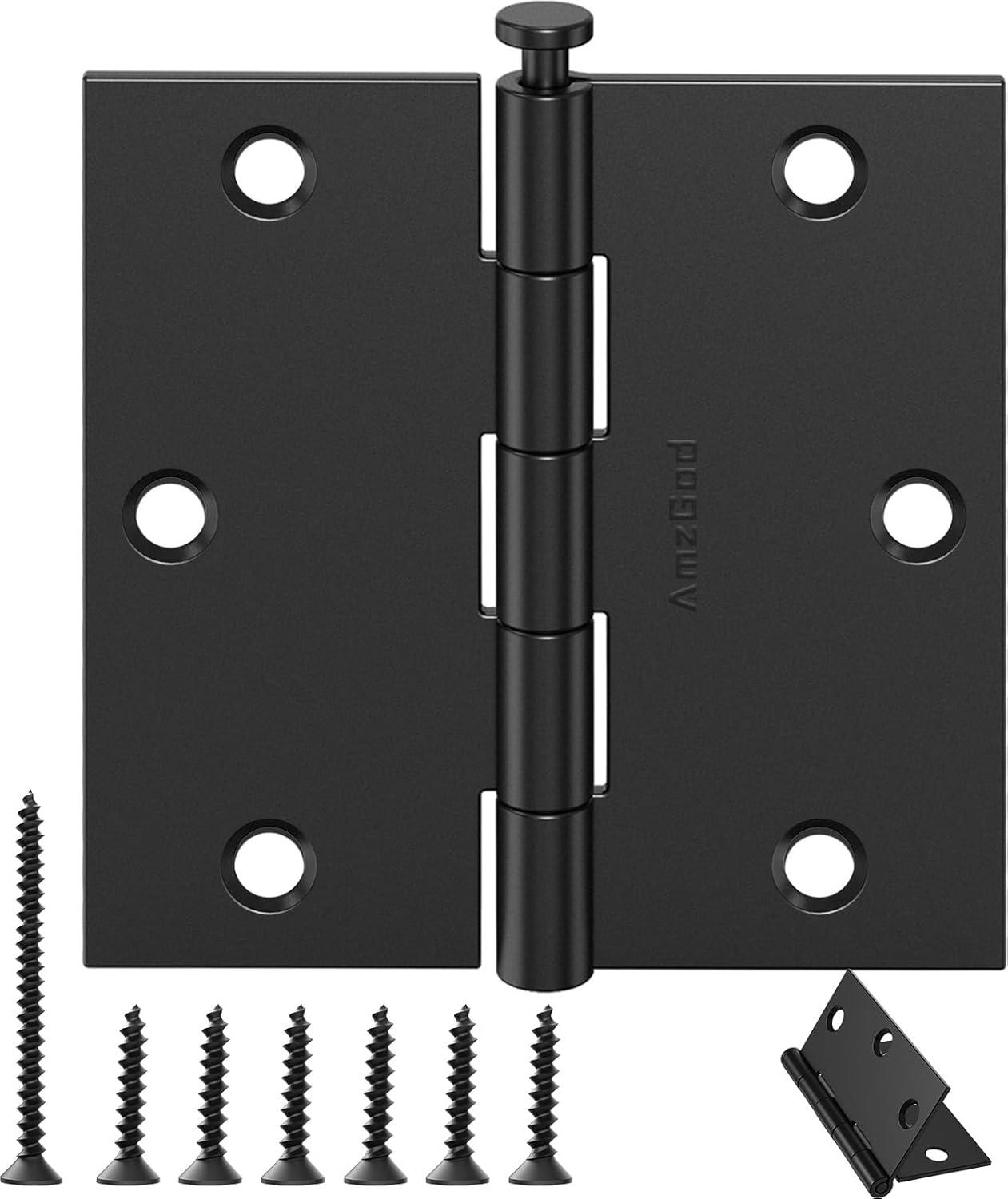 Design House 3.5" H x 3.5" W Butt Bearing Door Hinges (Set of 3)