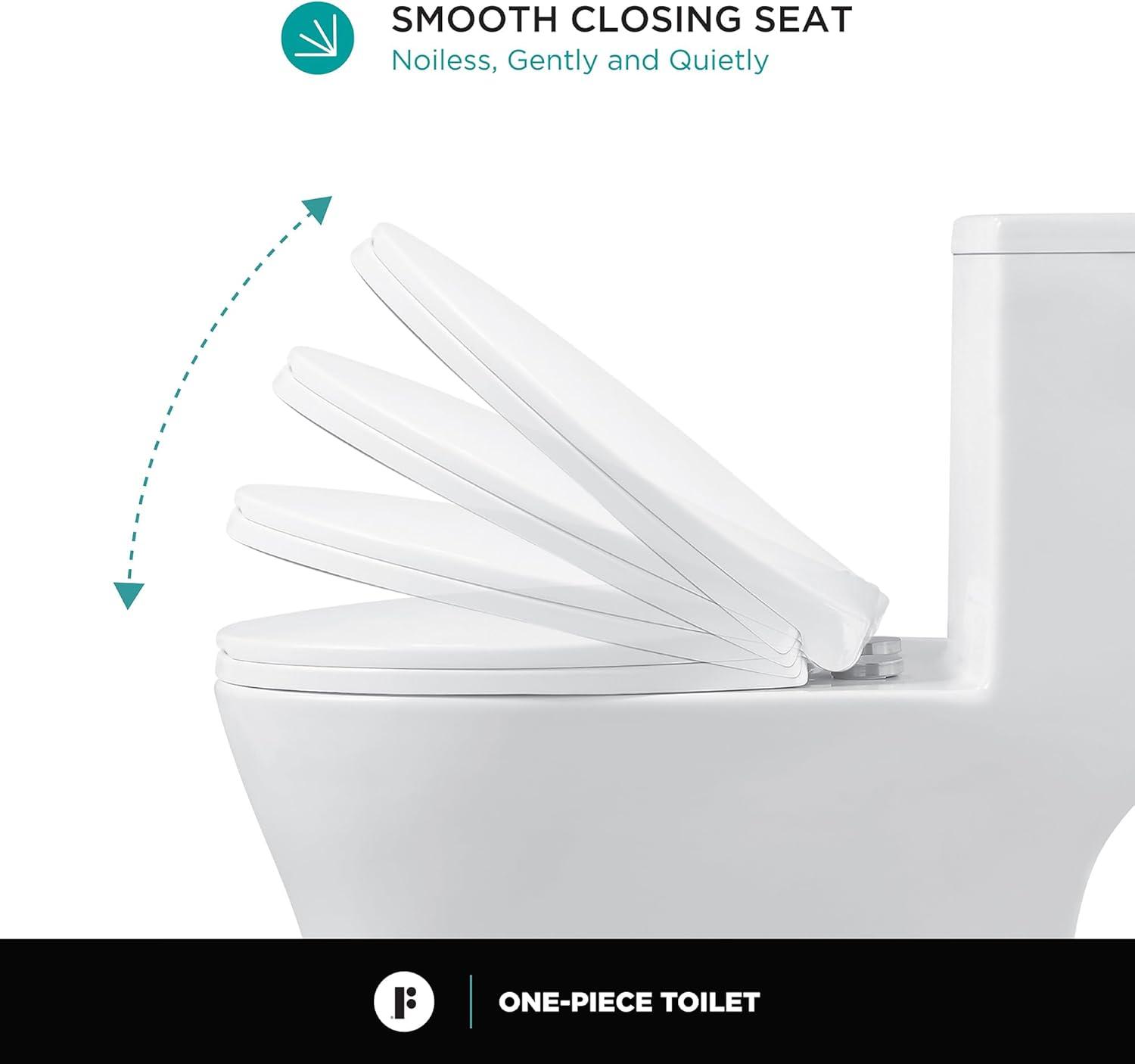 1.28 GPF Round One-Piece Toilet (Seat Included)