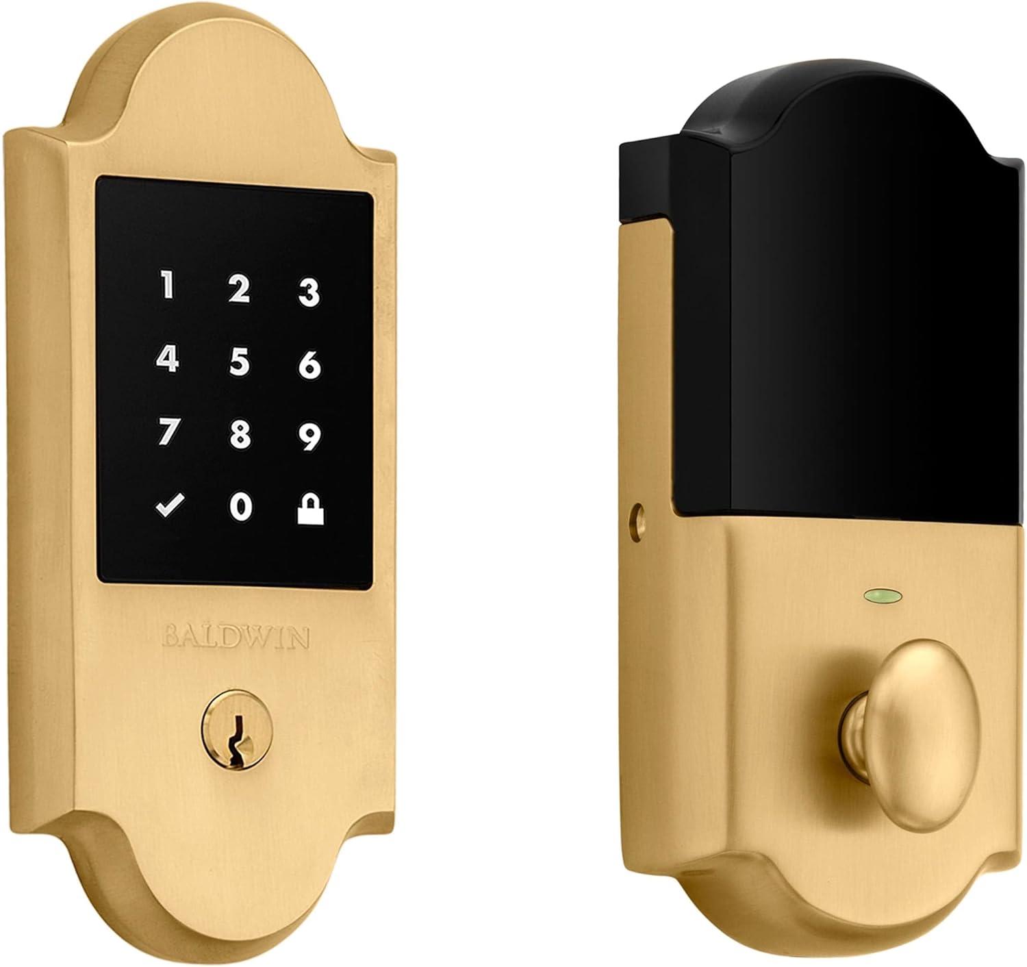 Baldwin 8235.Zw Touchscreen Boulder Z-Wave Deadbolt - Brass