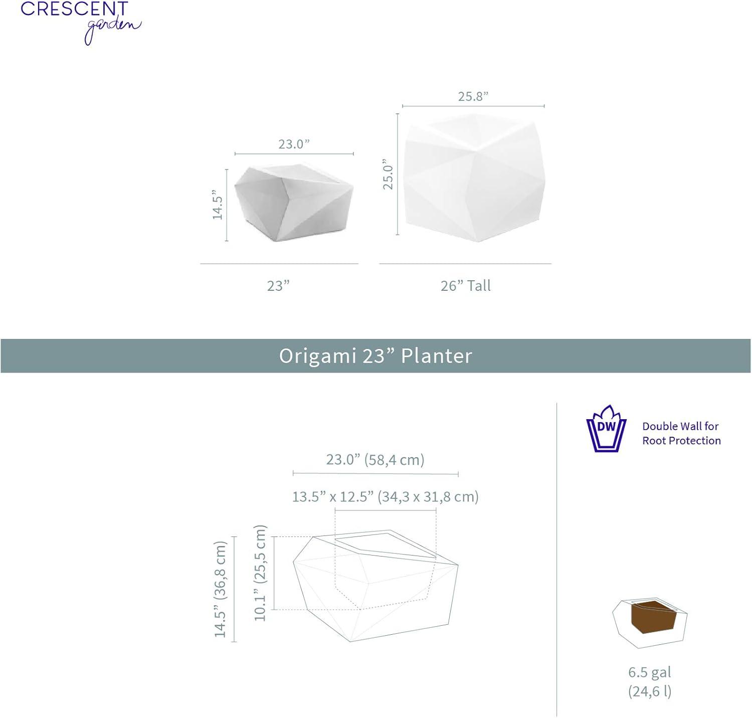 Lightweight Origami Indoor/Outdoor Planters