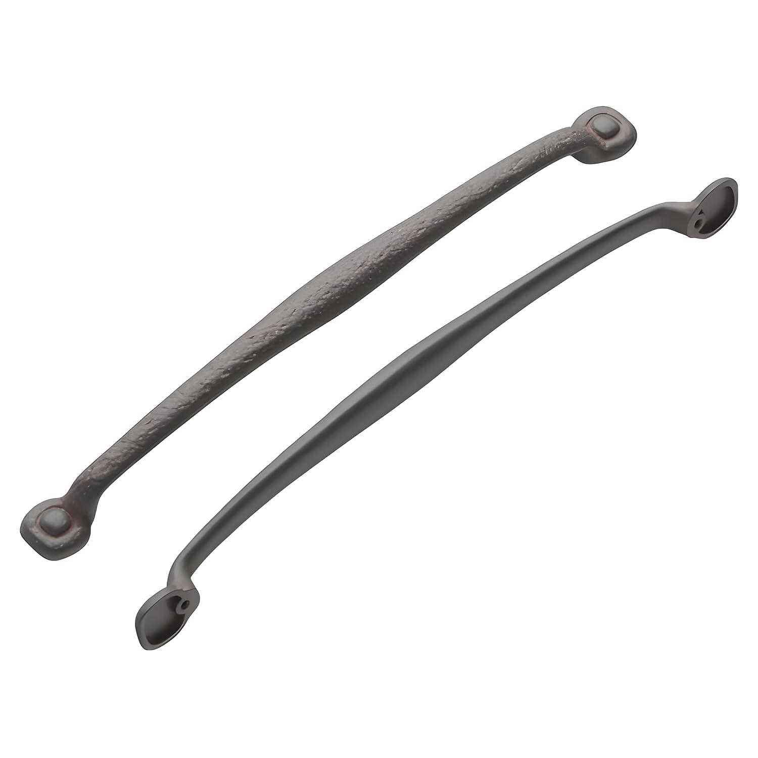 Refined Rustic Kitchen Cabinet Handles, Solid Core Drawer Pulls for Cabinet Doors