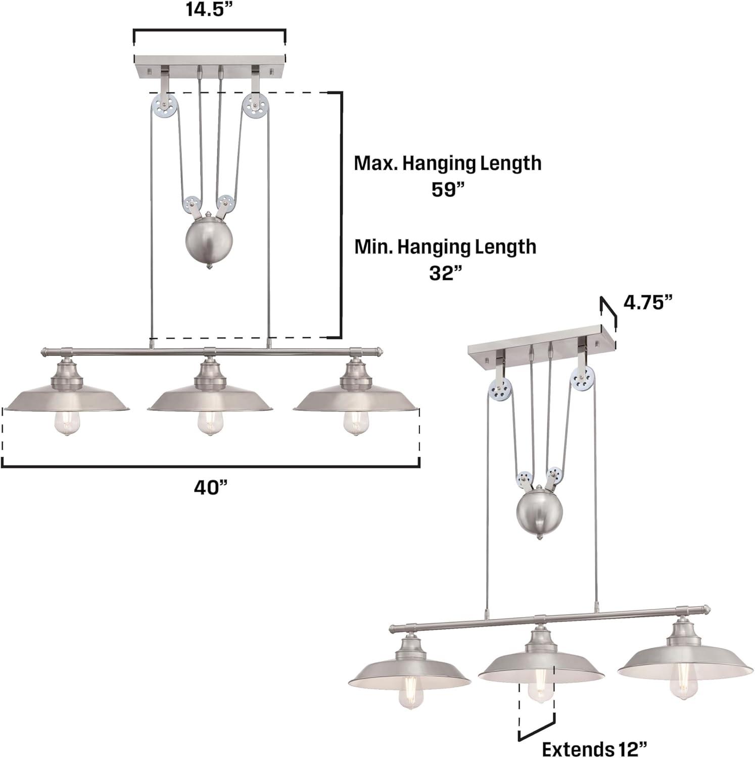 3 - Light Kitchen Island Pendant