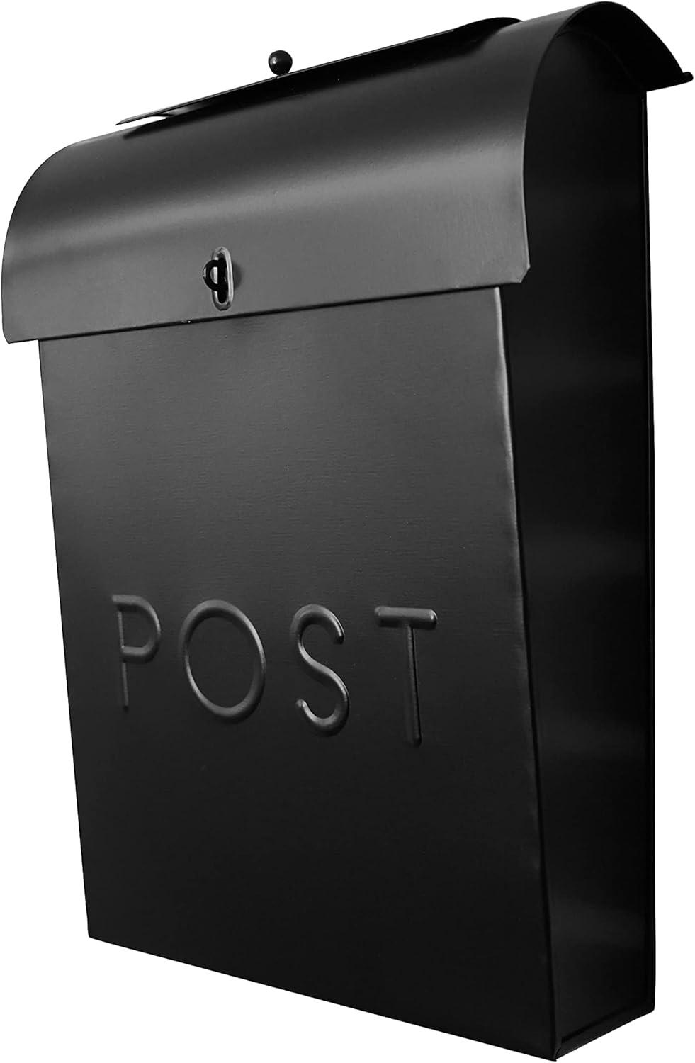 Emily Post Industrial Style Wall Mounted Mailbox