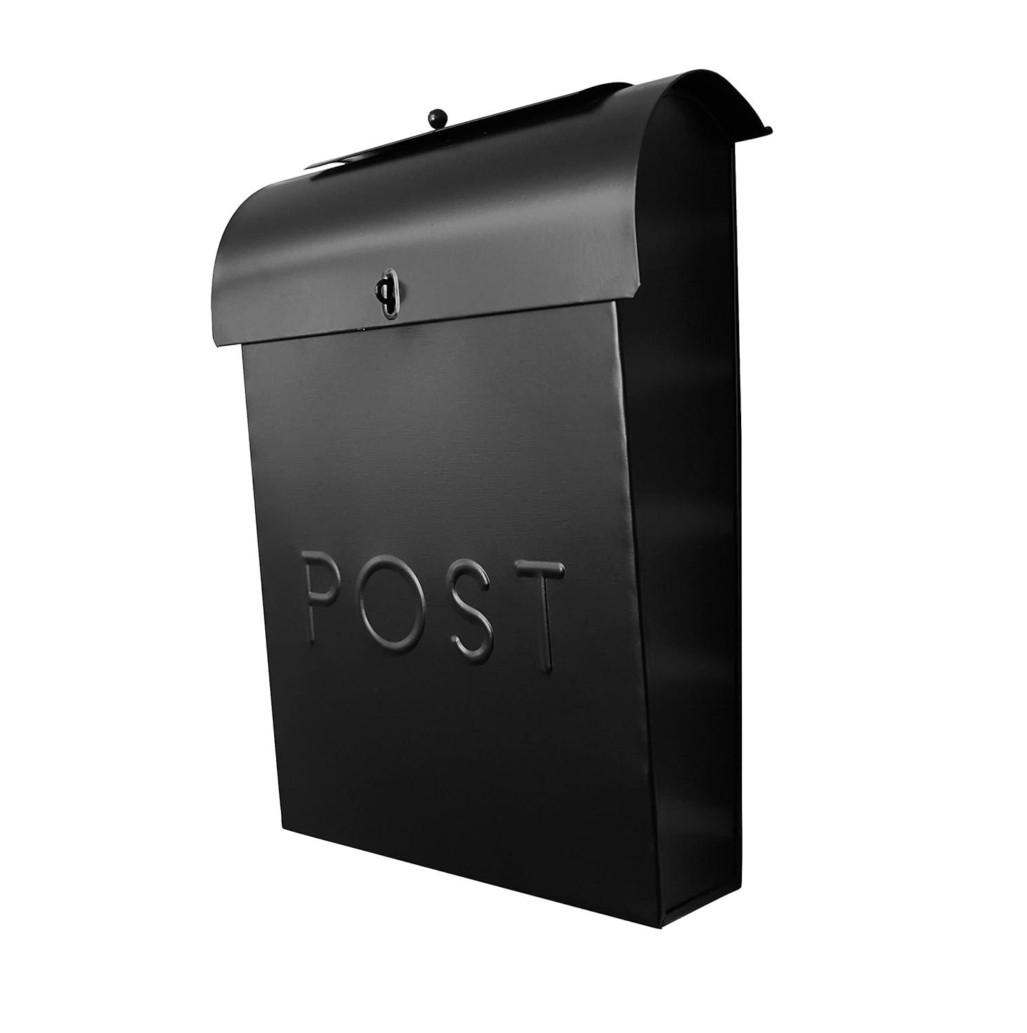 NACH Emily Post Industrial Style Wall Mounted Mailbox