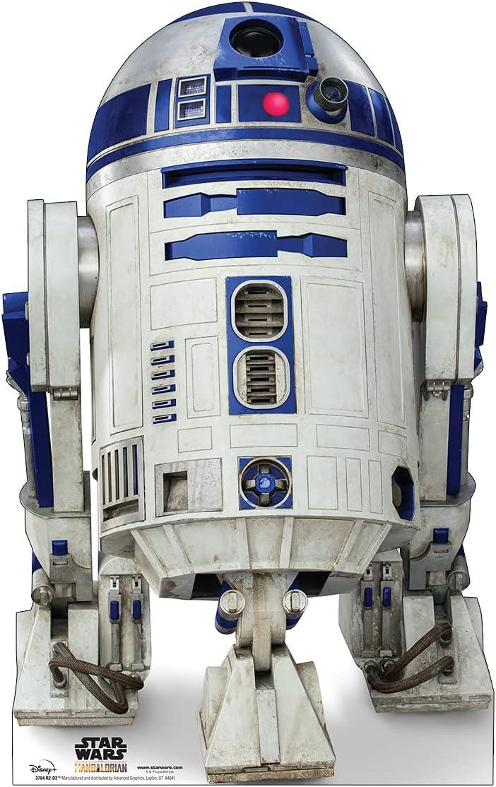 39 x 24 in. R2-D2 Cardboard Cutout, The Mandalorian