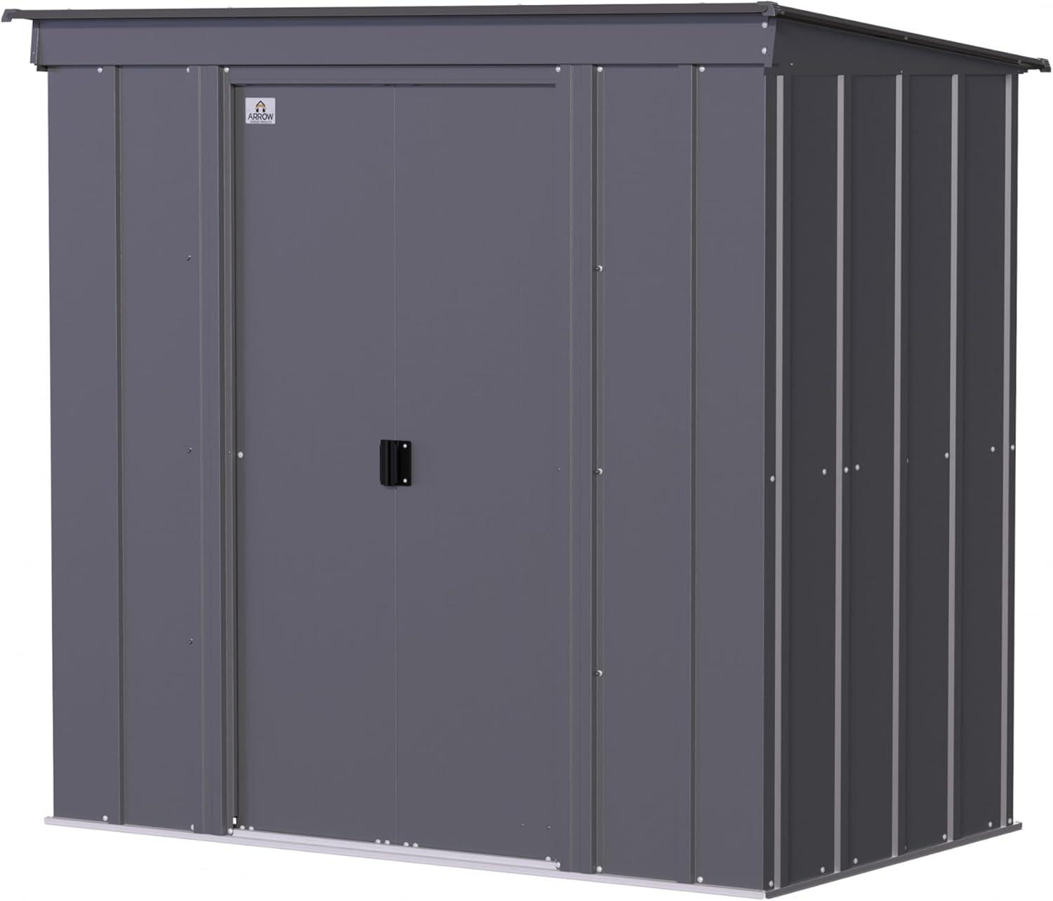 Arrow 6 ft. W x 4 ft. D Metal Tool Shed