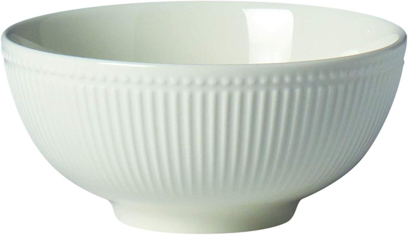 Tabletops Gallery Tabletops Gallery Fleur 16 Piece Dinnerware Set Embossed Bone White Porcelain (Dinner Plate, Salad)