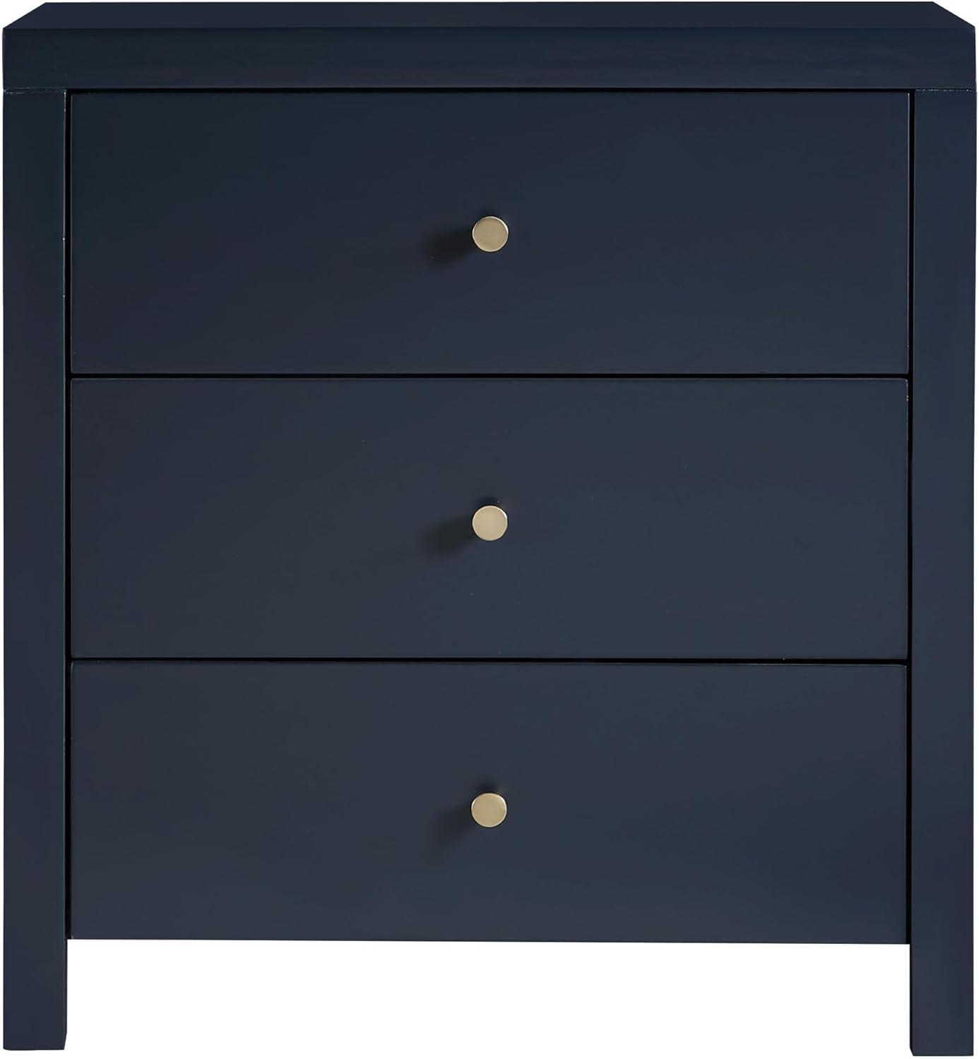 Comfort Pointe Nolan 3 Drawer Nightstand