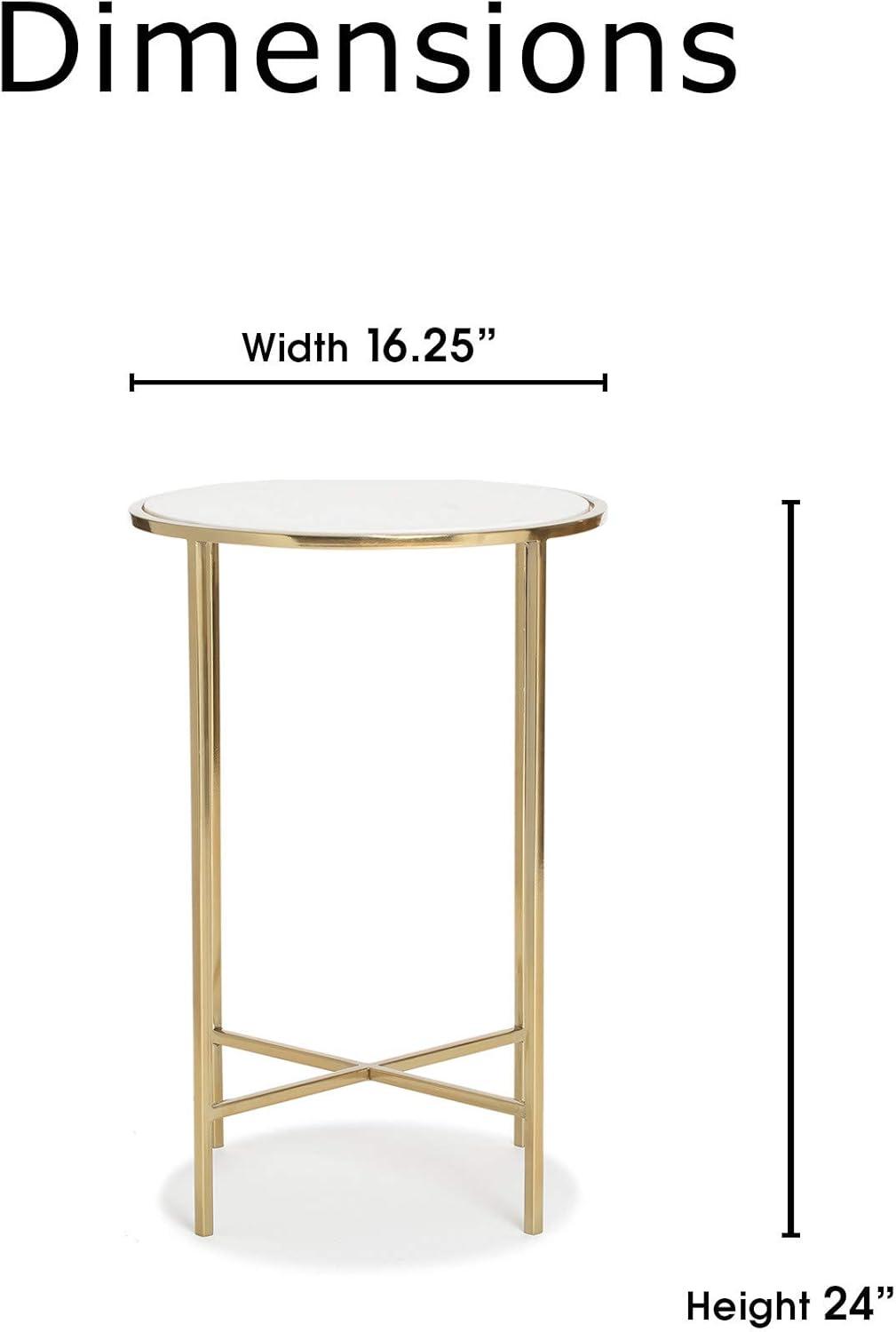 Martinit Marble Side Table