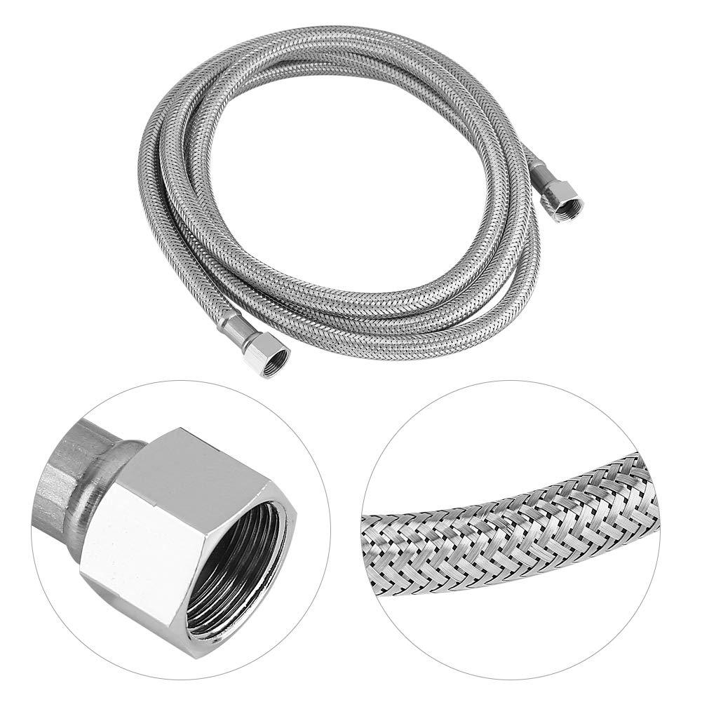 Water Bidet Spray, Toilet Bidet Attachments Hot/Cold Water Diverter Valve T Shape Adapter Flexible Hose Kit (Bidet Kit)