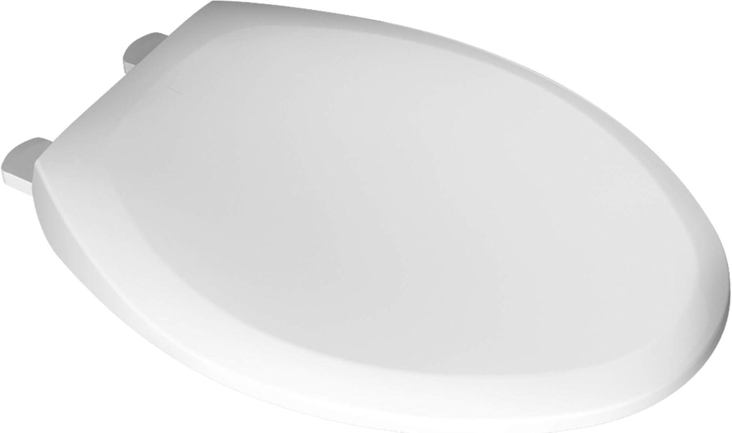 White Slow-Close Easy Lift-Off Elongated Toilet Seat